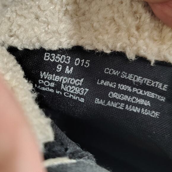 Blondo Waterproof Ankle Boots Women's Size 9M Black Suede Faux Fur Accents NWOT - Picture 8 of 11